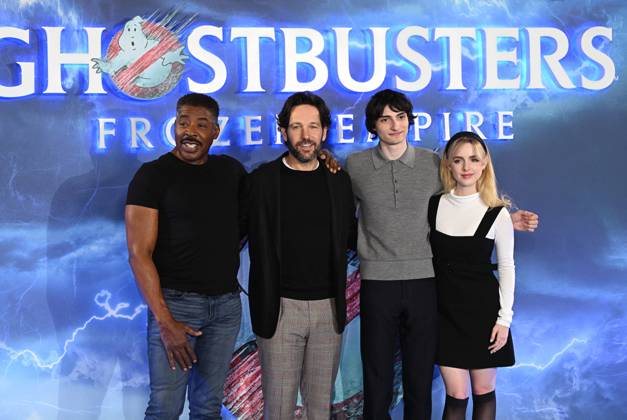 Ghostbusters Frozen Empire Photocall Ernie Hudson, Paul Rudd, Finn ...