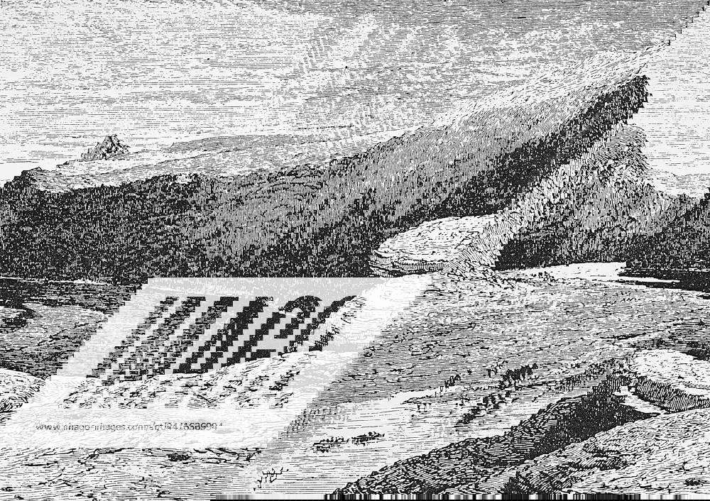 UTAH GLEN CANYON. Wood engraving, late 19th century