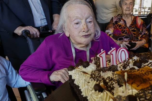 IRENE LAROCHE A FETE SES 110 ANS PHOTOPQR LE DAUPHINE Christophe ...