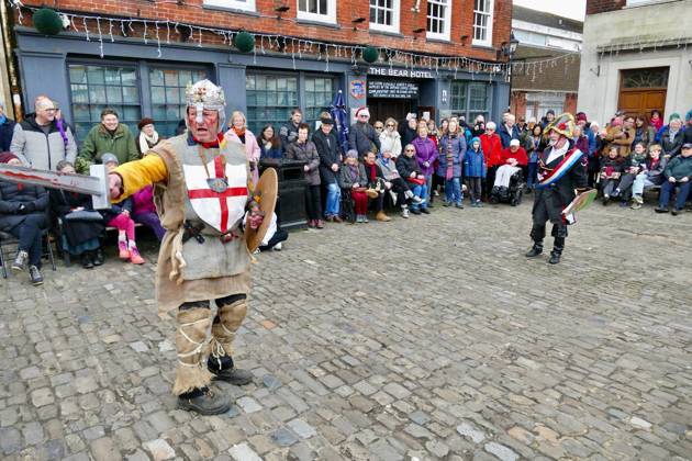 Boxing Day Mummers Play The Wantage Mummers perform their annual play ...