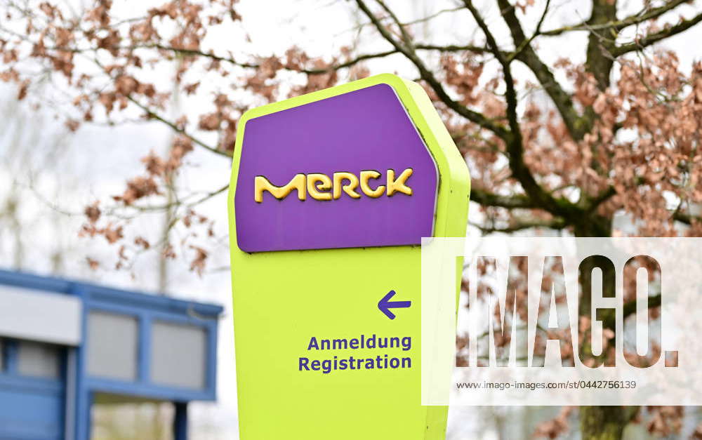 Stock and symbol images I 29 03 2024 Merck, Merck KGaA in North America ...