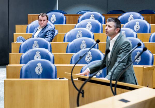 THE HAGUE - Bart van Kent (SP) during a debate on the report of the ...