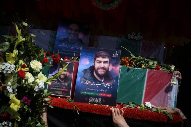 April 5, 2024, Tehran, Iran: A photo of slain General Mohammad Reza ...