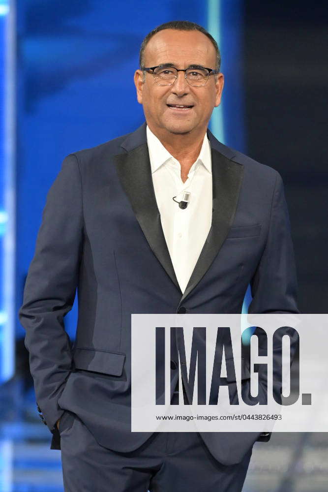 April 6, 2024, Rome, Italy: Carlo Conti attends the Rai tv program I ...