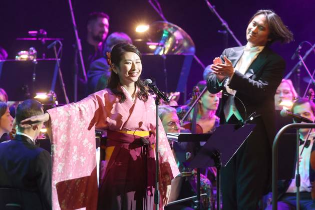 RUSSIA, MOSCOW - APRIL 7, 2024: Japanese singer Sumika Kanazawa ...