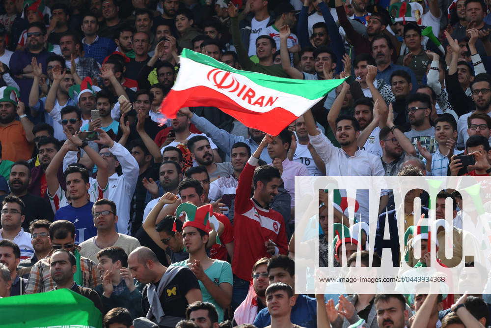 Iran Vs. China Football Match 28 03 2017 - TEHRAN : Iranian fan waving ...