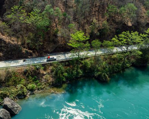 (240410) -- PANZHIHUA, April 10, 2024 -- An aerial drone photo taken on ...