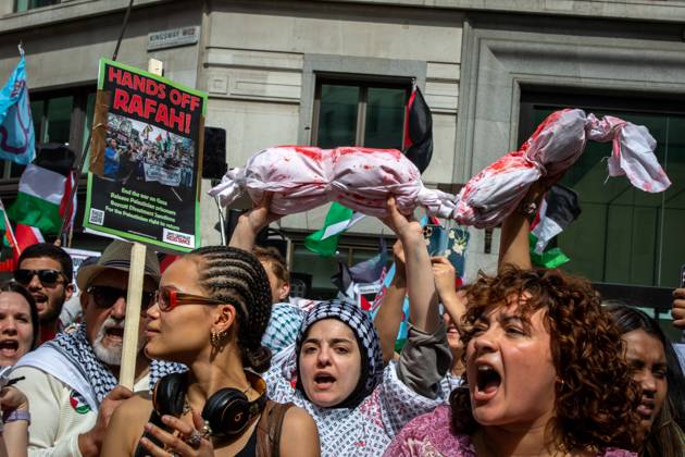 March For Palestine: Stop Arming Israel In London, UK - 13 Apr 2024 A ...