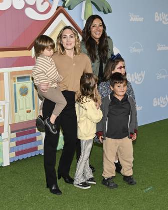 April 13, 2024, Burbank, California, U.S.: Amy Rosoff Davis and family ...