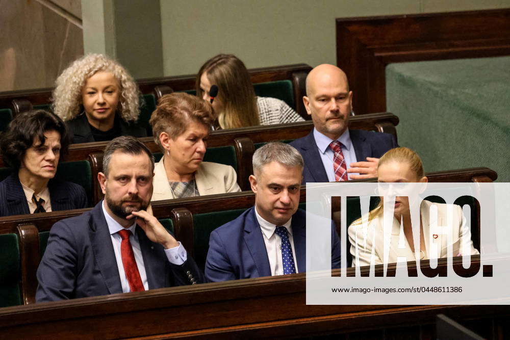 April 24, 2024, Warsaw, Poland: Polish Cabinet Members, (L-R, First Raw ...