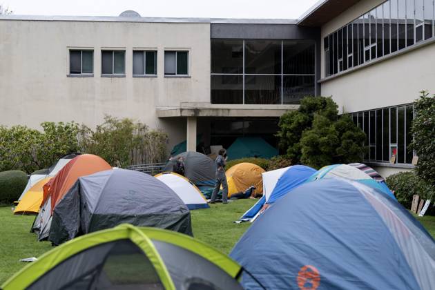 Divested Community Arcata, Ca, USA: Student and community members gather outside of ...