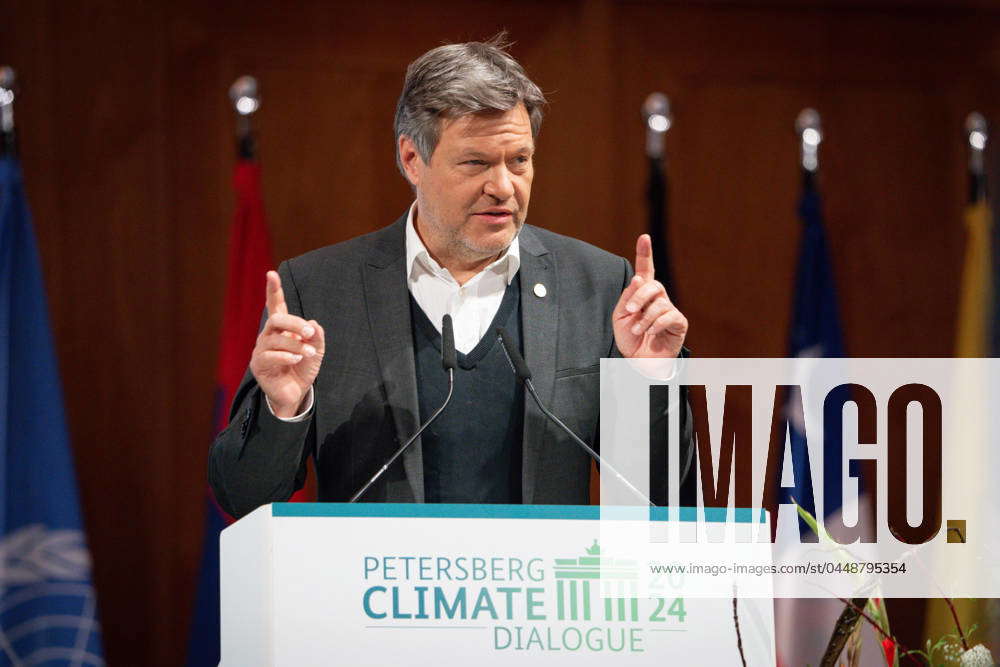 15 Petersberg Climate Dialogue Dr Robert Habeck, Federal Minister of ...