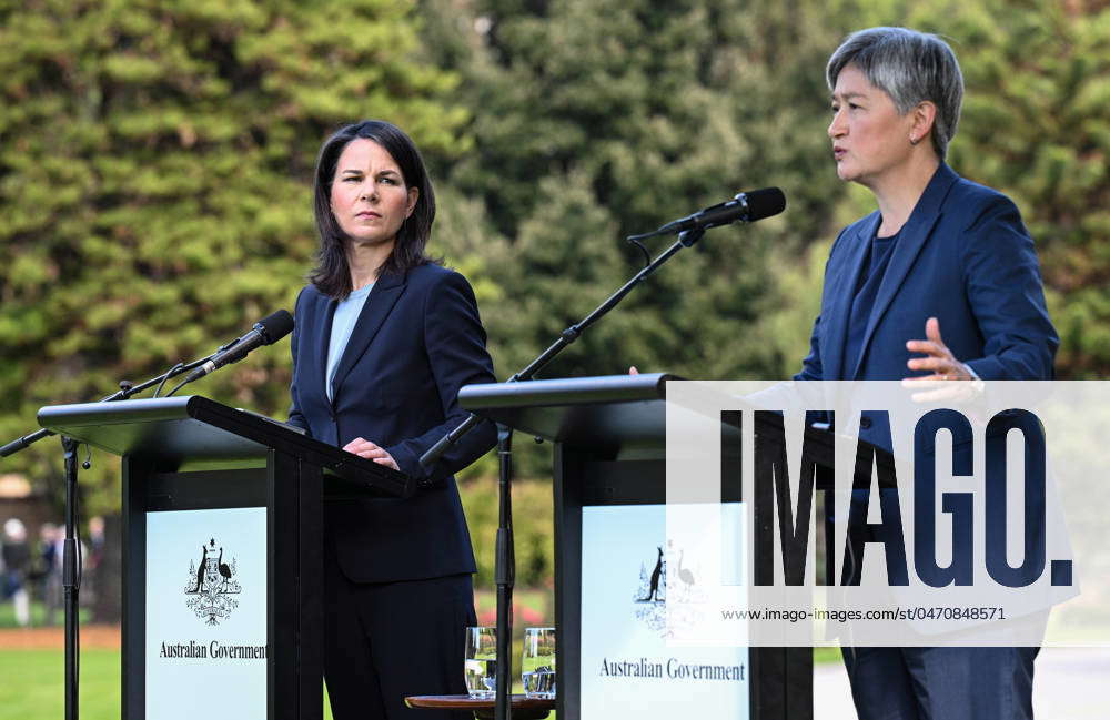 AUSTRALIA GERMAN FOREIGN MINISTERS MEETING, German Minister for Foreign  Affairs Annalena Baerbock