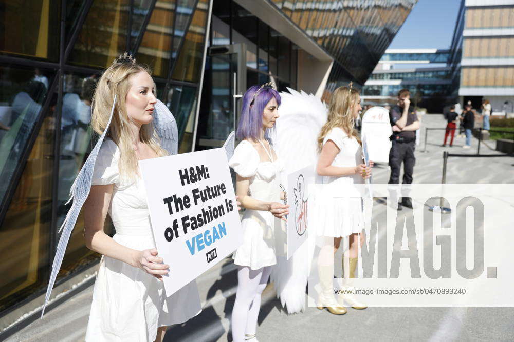 STOCKHOLM, SWEDEN 20240503 Animal rights organization PETA holds a ...