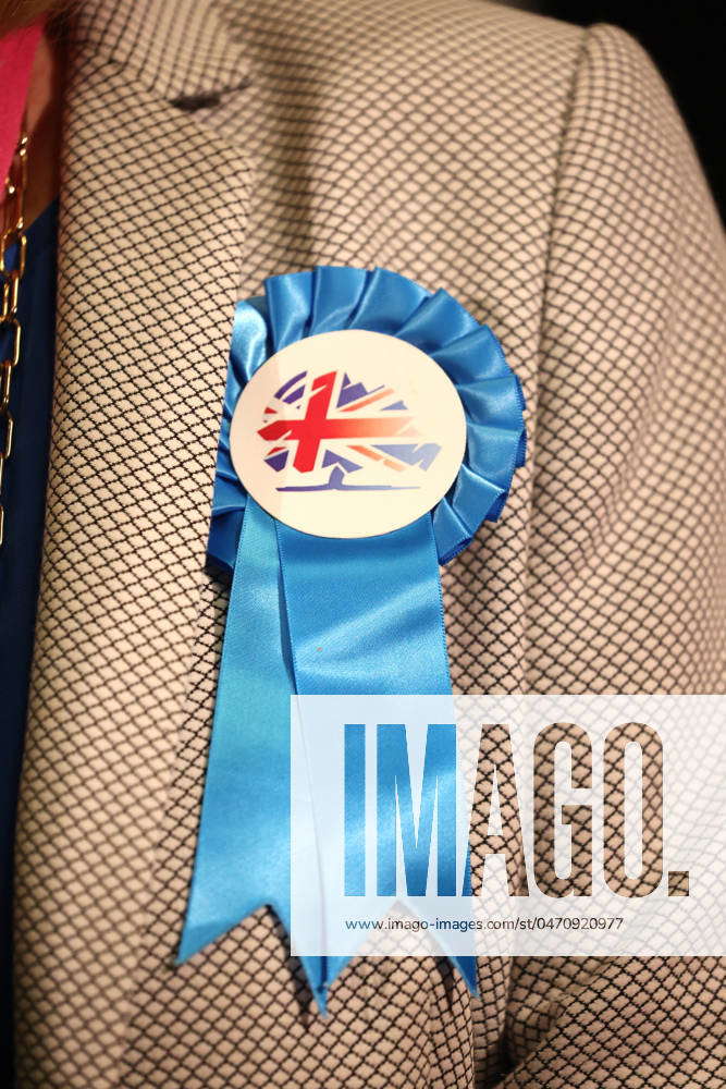 A blue Conservative rosette. Voting forms are in, and counting has ...