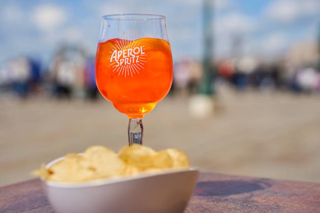 Italy, Venice - 03 May : ice cold Aperol Spritz in Italy with delicious ...