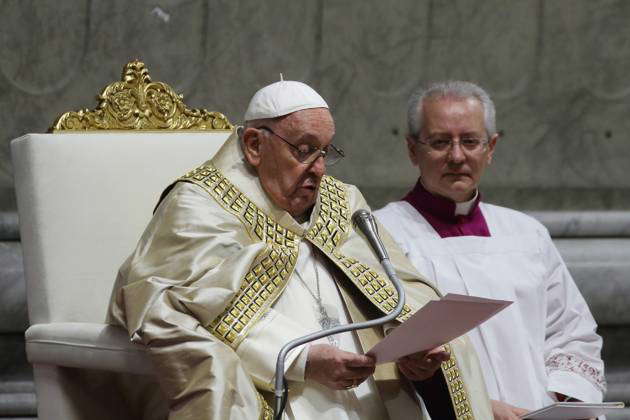 May 9, 2024 - POPE FRANCIS delivery and reading of the Bull of ...