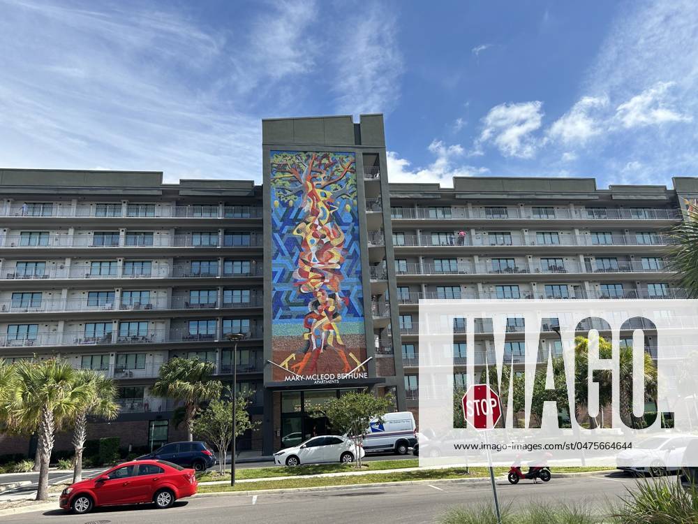May 13, 2024, Florida, USA Mary McLeod Bethune Apartments, the only