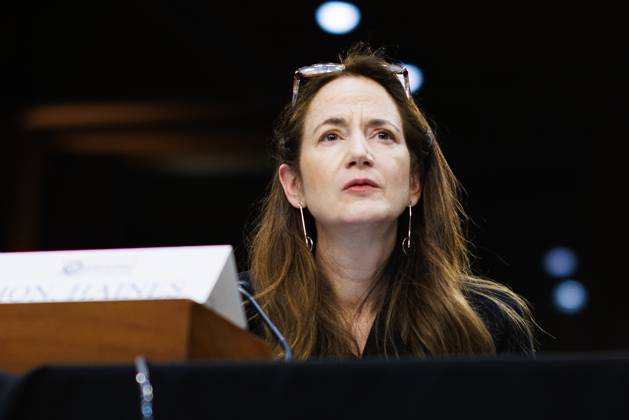 Director of National Intelligence (DNI) Avril Haines testifies during a ...