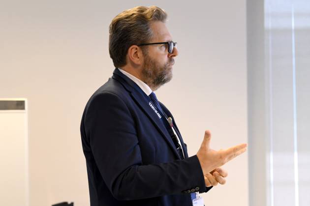 PC Infrabel BRUSSELS, BELGIUM - MAY 16: : Benoit Gilson, CEO Infrabel ...