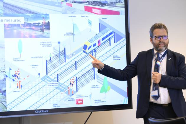 PC Infrabel BRUSSELS, BELGIUM - MAY 16: : Benoit Gilson, CEO Infrabel ...