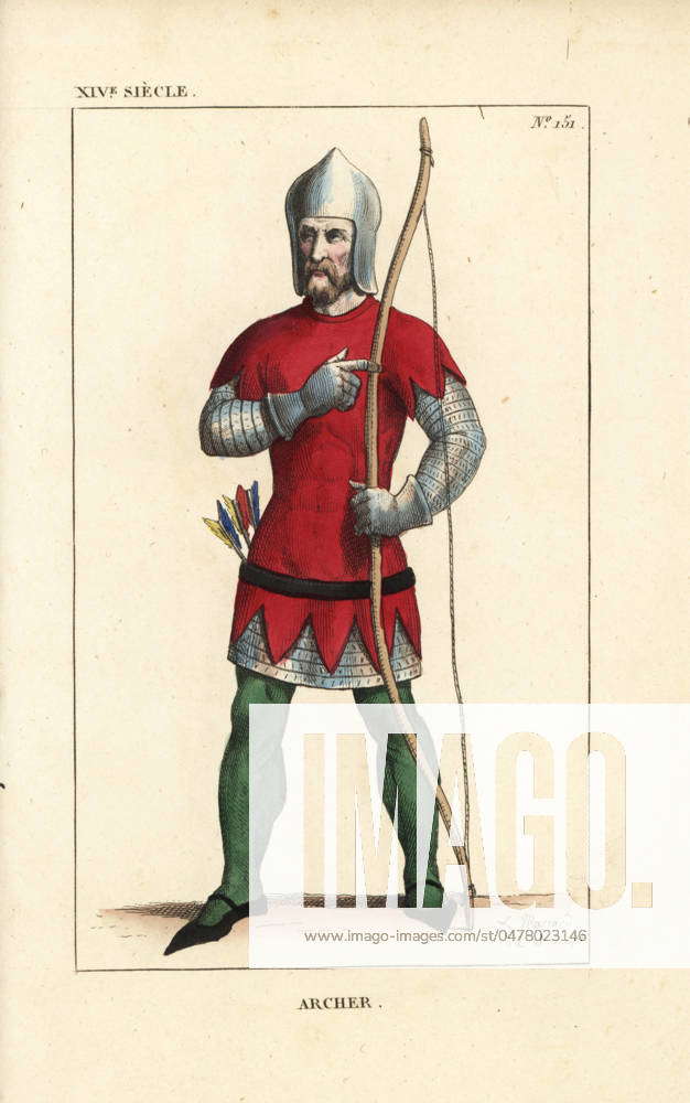 French longbowman, 14th century French longbowman, 14th century ...