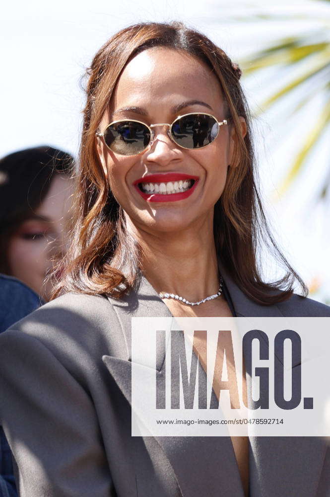 Zoe Saldana At The Photocall For The Feature Film Emilia Perez At The ...