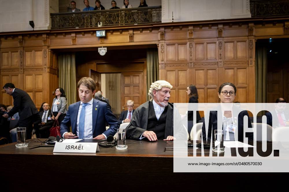 THE HAGUE - Yaron Wax, Professor Malcolm Shaw and Avigail Frisch Ben ...