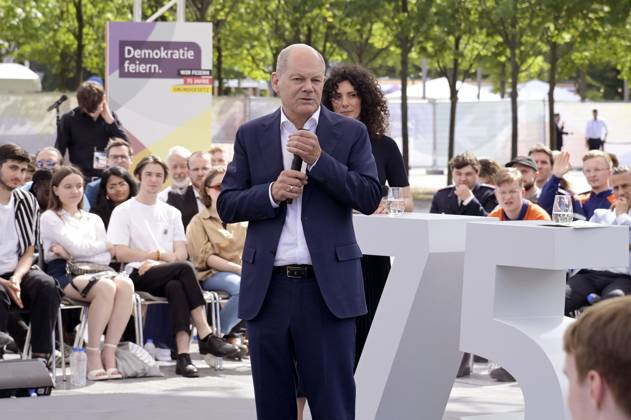 Olaf Scholz At The Opening Of The Democracy Festival To Mark 75 Years ...