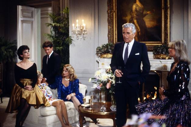 DYNASTY, from left: Terri Garber, Heather Locklear, Gordon Thomson ...