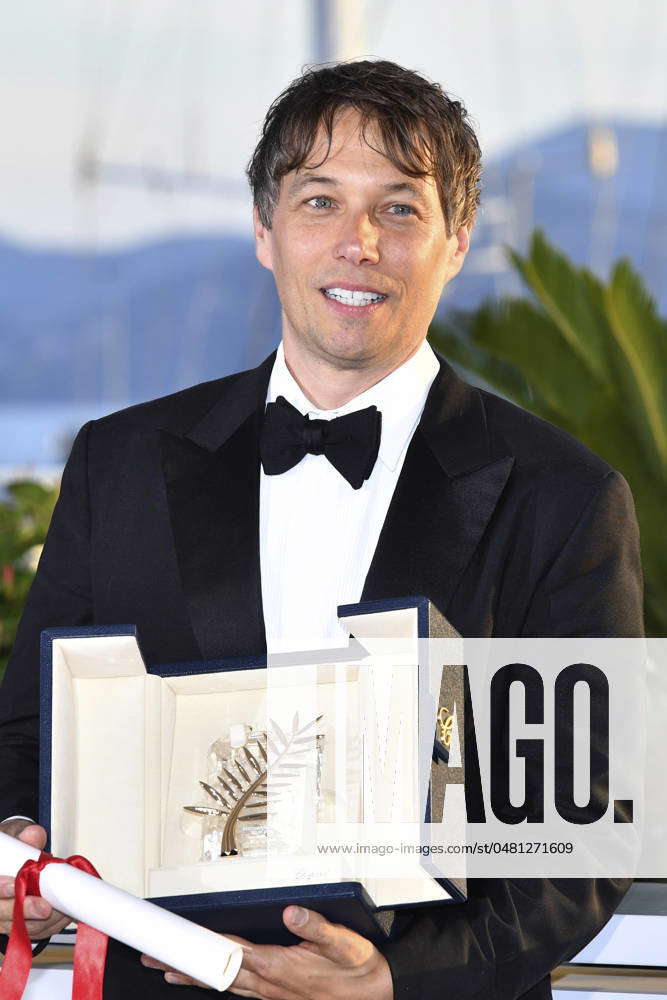 Sean Baker With The Palme DOr For Best Film Anora At The Photocall With ...