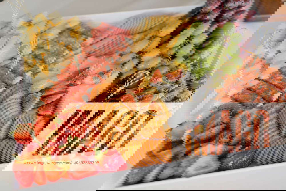 Charcuterie board with deli meats, cheeses and crackers Lancaster