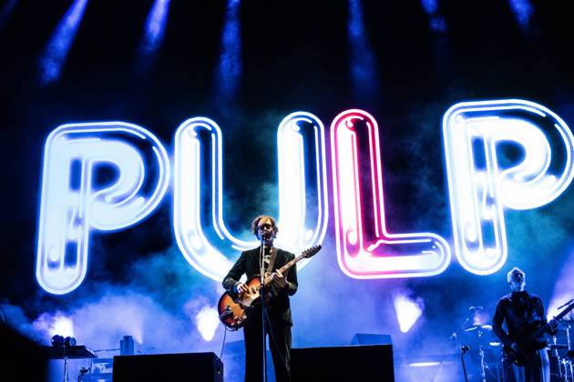 British rock band Pulp at the Northside Music Festival in Aarhus ...