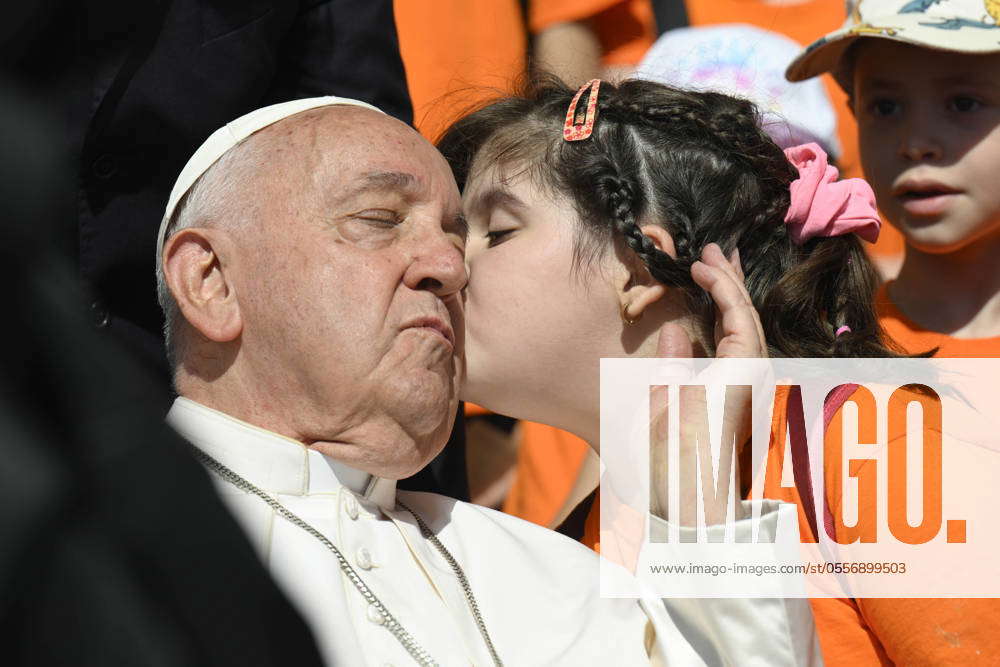 Italy, Rome, Vatican, 2024 6 12.Pope Francis during the weekly general