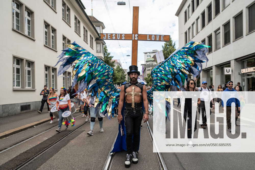 Zurich Pride 2024 in Zurich, Switzerland - 15 Jun 2024 Members of the ...