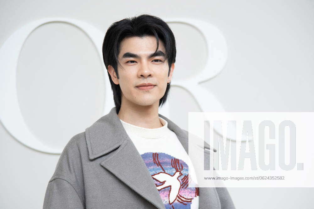 PFW Dior Homme Photocall Mile Phakphum attending the Dior Homme ...