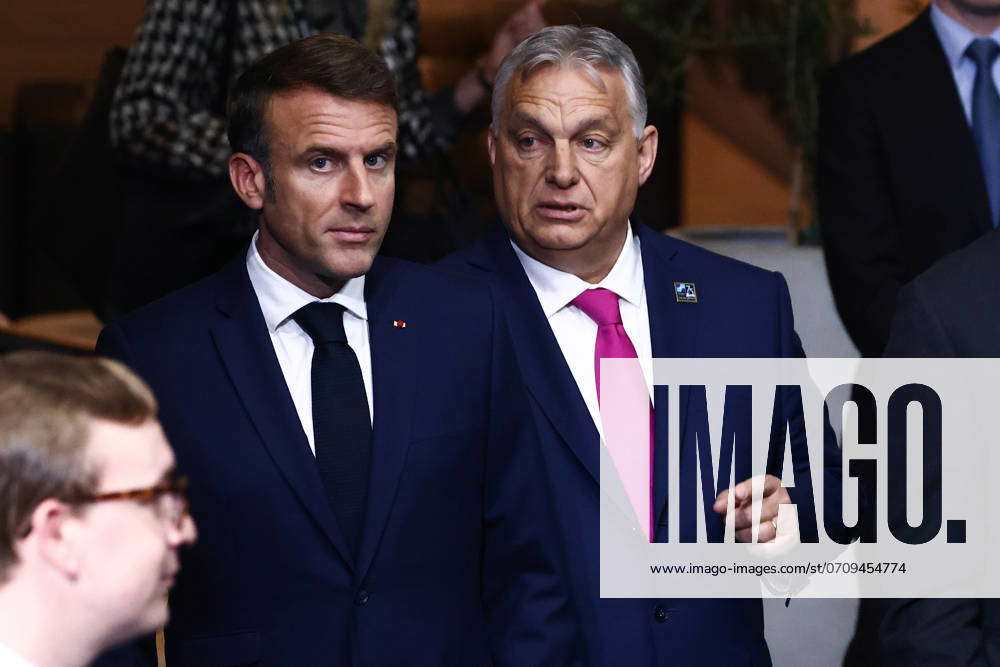 75th NATO Summit In Washington D.C. President of France Emmanuel Macron ...