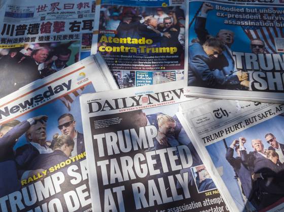 New York papers report on Trump attempted assassination Headlines of ...