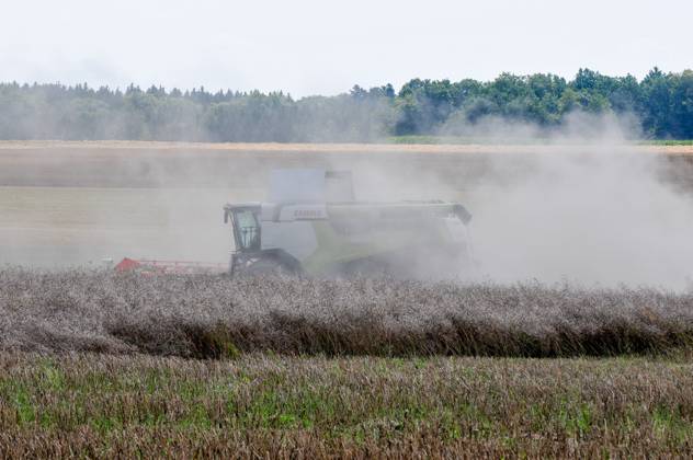 agriculture, field work 25 07 2024, Linz, AUT, field work, in the ...