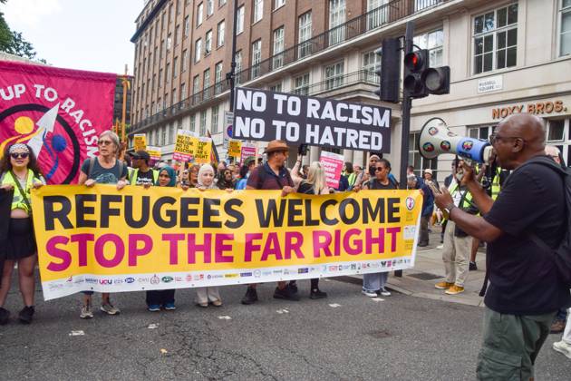 Anti-racism and anti-far-right protest in London, UK - 27 Jul 2024 ...