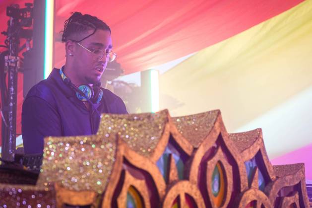 DJ Aidan Hammond performs in Lulworth, UK - 27 Jul 2024 British DJ ...