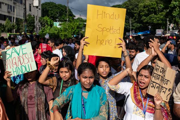 Protests Against Attacks On Minorities A group of Hindu devotees ...