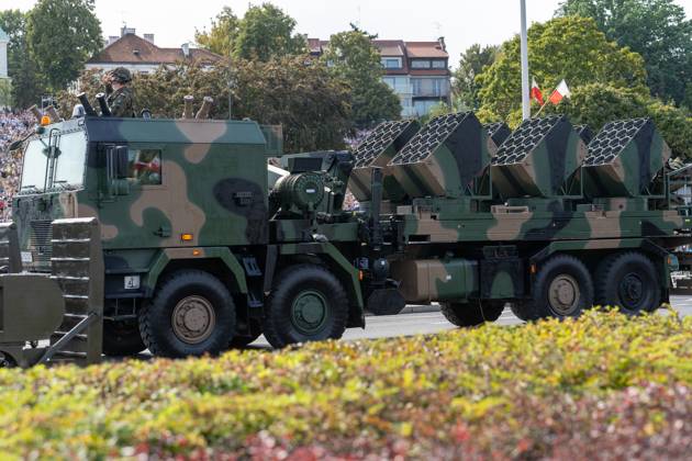 Military parade in Warsaw, Poland - 15 Aug 2024 Polish servicemen ...