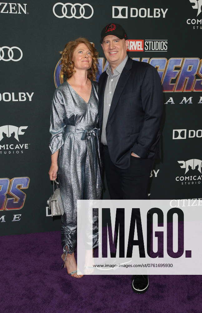 Caitlin Feige and Kevin Feige at Avengers:Endgame World Premiere, LA on ...