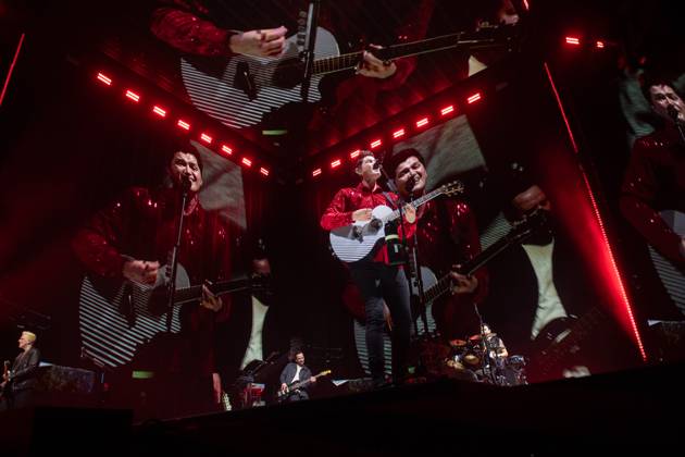 The Script Concert O2 The Script Perform at O2 Arena, London Lead singer Danny O Donoghue of ...