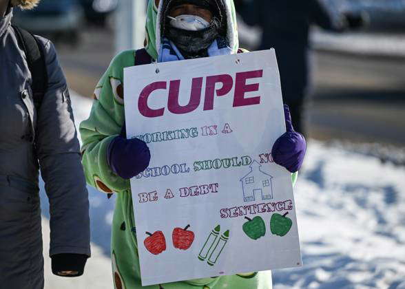 Cupe Alberta Rally NDP Leader Singh Joins CUPE Rally In Freezing Edmonton EDMONTON, CANADA ...