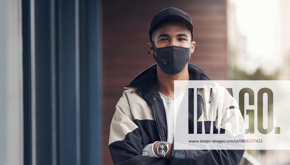 We pride ourselves on our safety protocols. a masked young man making a ...