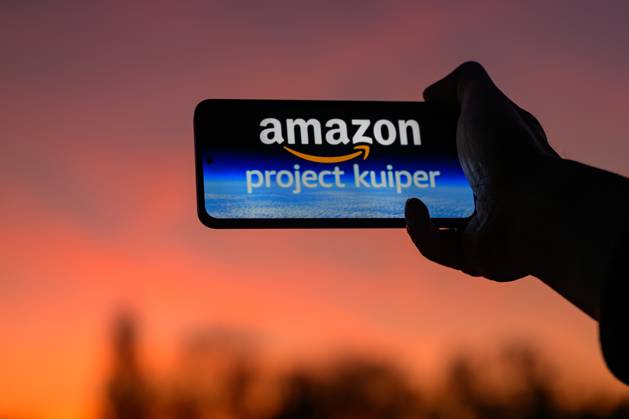 Amazon Project Kuiper - Photo Illustration The Amazon logo for Project ...