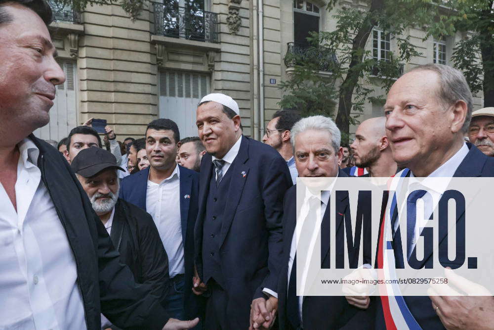 Limam LImam Chalgoumi Manifestation en soutien à Israël suite aux attentats ...
