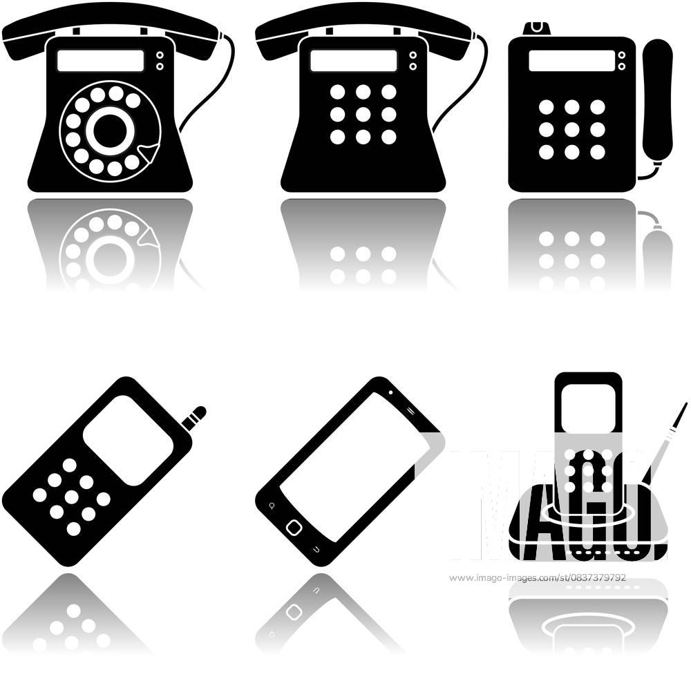 Phone Icon Example Phone Icon Set - Communication Symbols A comprehensive collection of ...